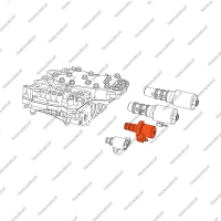 Соленоид регулировки давления фрикционов (Gen 1, черный разъем)