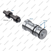 Клапан бустерный (внешний диаметр 12.0mm, с 2 резиновыми кольцами)