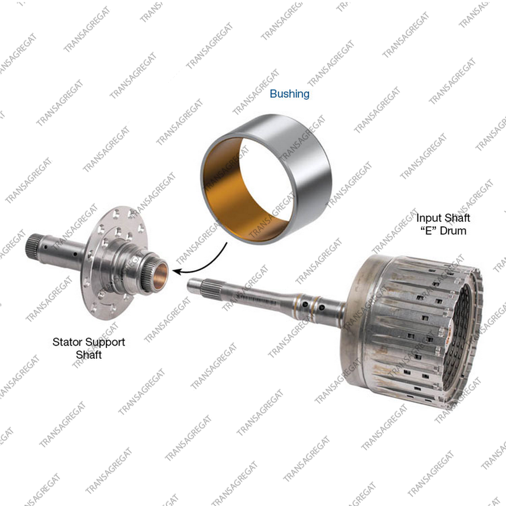 Втулка статора масляного насоса задняя (тип 1, 29x26x15.0, биметаллическая, комплект из 5шт.)*