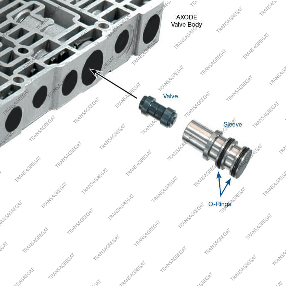 Клапан бустерный (тип 1, кроме 3.0L, с 2 резиновыми кольцами)