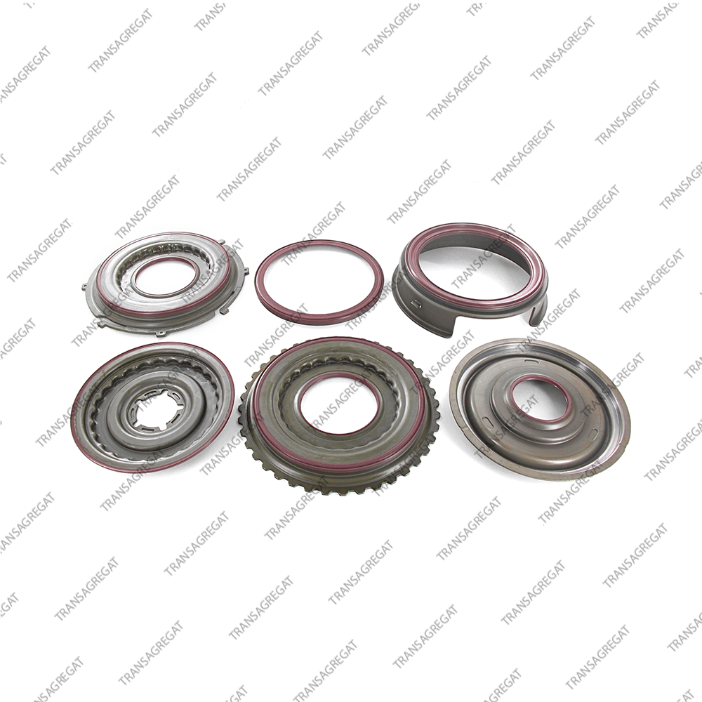 Комплект поршней (6шт., обрезиненные, улучшенные, Viton)*