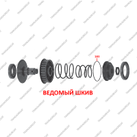 Уплотнительное кольцо поршня ведомого шкива (тип 1, 113x108x2.6)