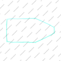 Прокладка поддона нижнего (23 отверстия, бумажная)