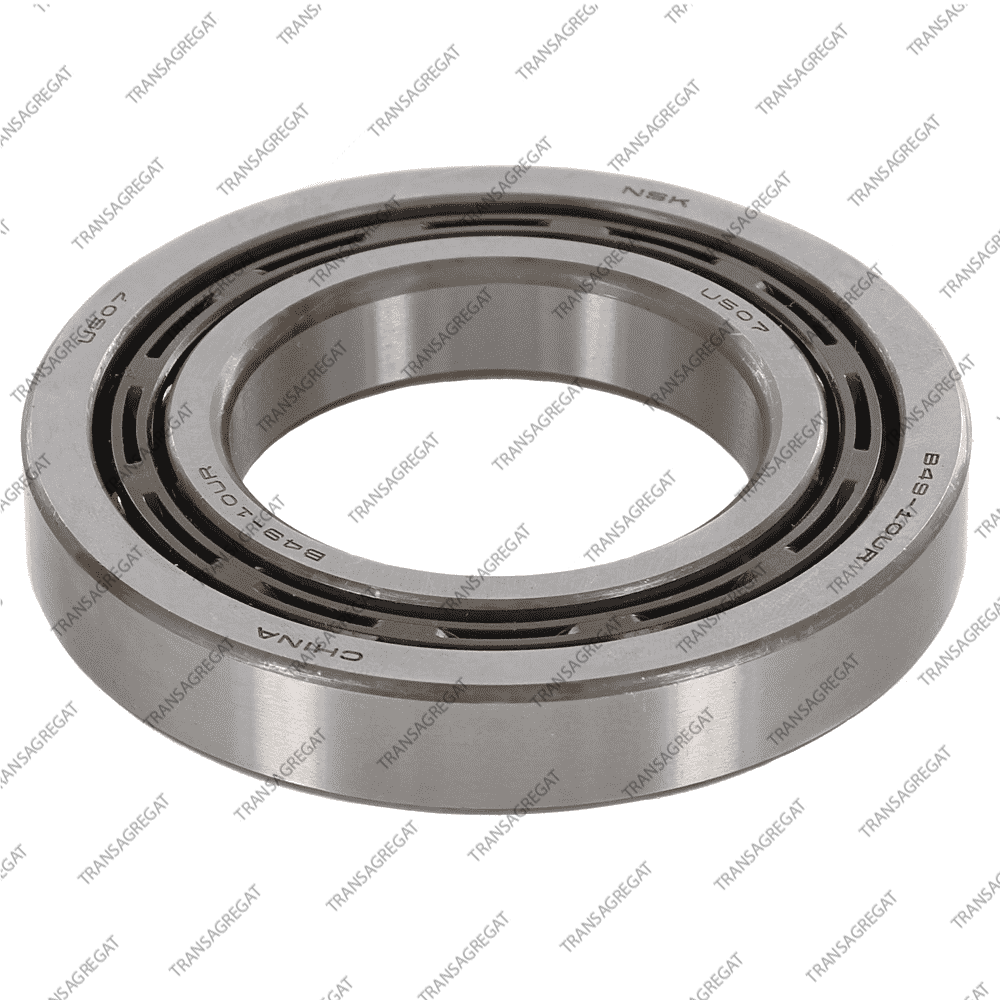 Подшипник ведущего шкива передний (тип 2, 49x87x14.0, шариковый, пластиковый сепаратор)