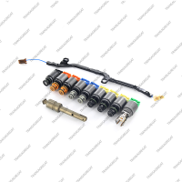 Комплект соленоидов (тип 5, 9 штук: 3 желтых, 2 синих, 2 оранжевых, 1 черный, 1 зеленый)